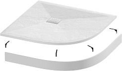 Grossman Душевой поддон Strong 90x90 GR-S19090 белый – фотография-5